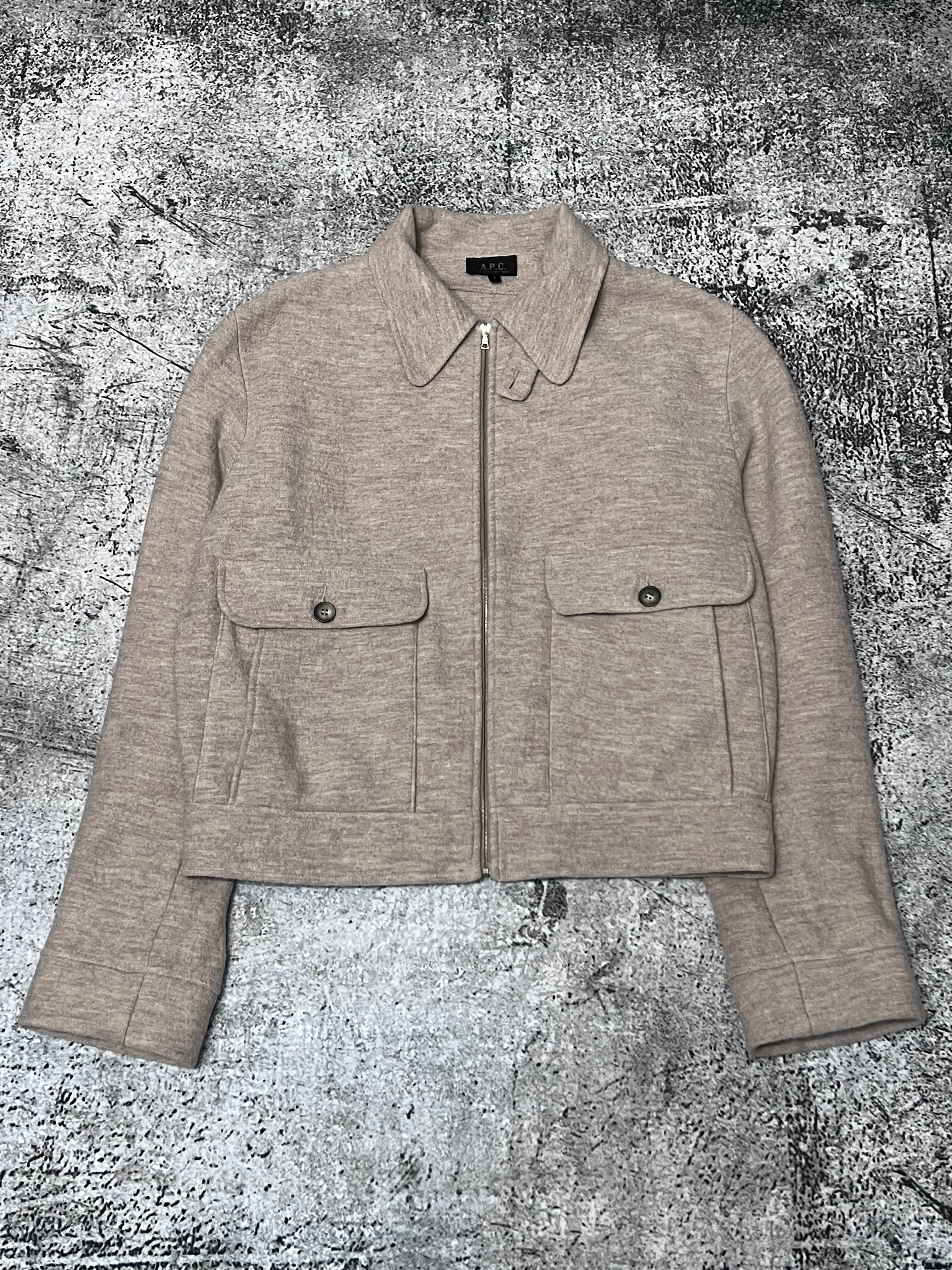 APC ウール メルトン ショート ブルゾン