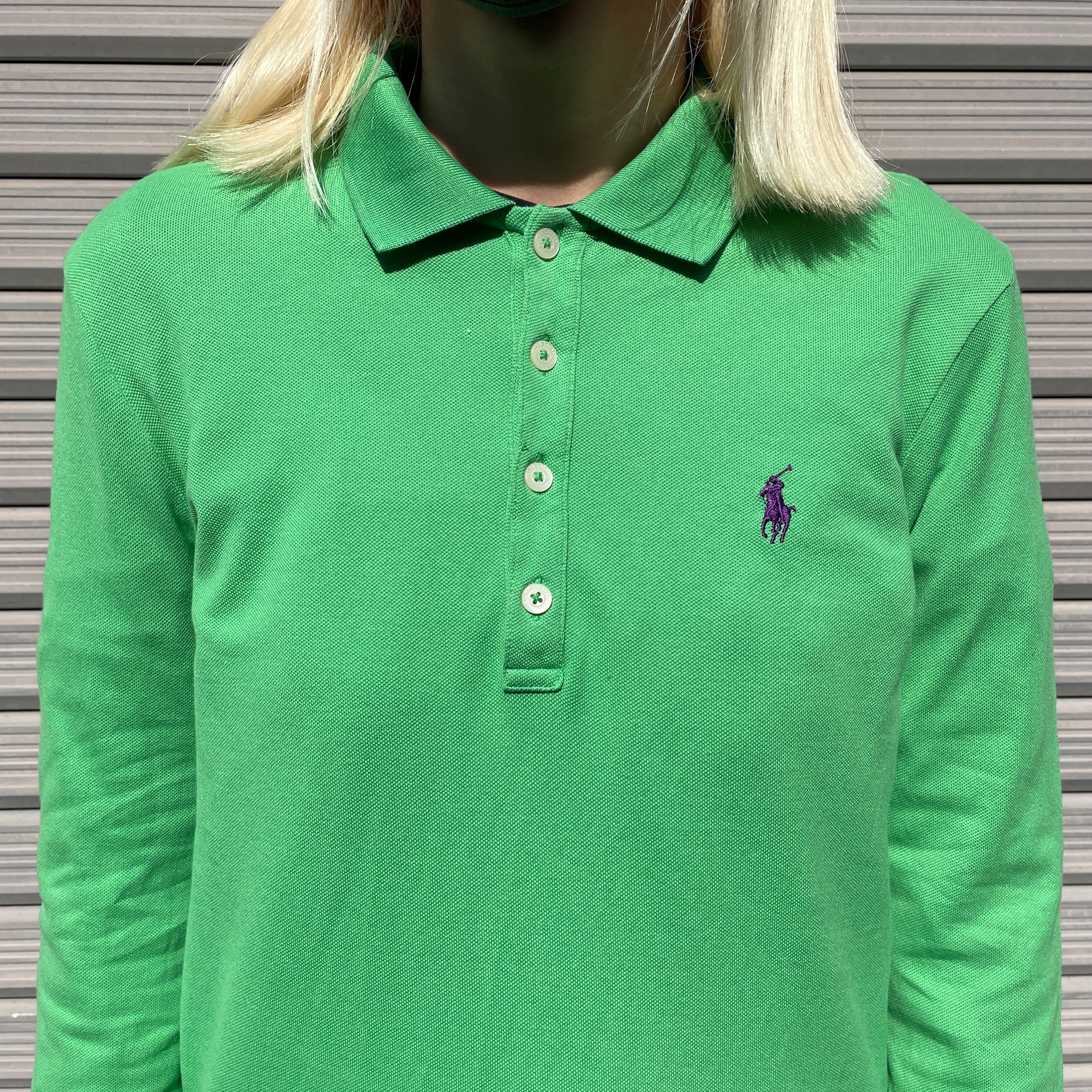 Polo Ralph Lauren GOLF ラルフローレン 鹿の子 長袖ポロシャツ