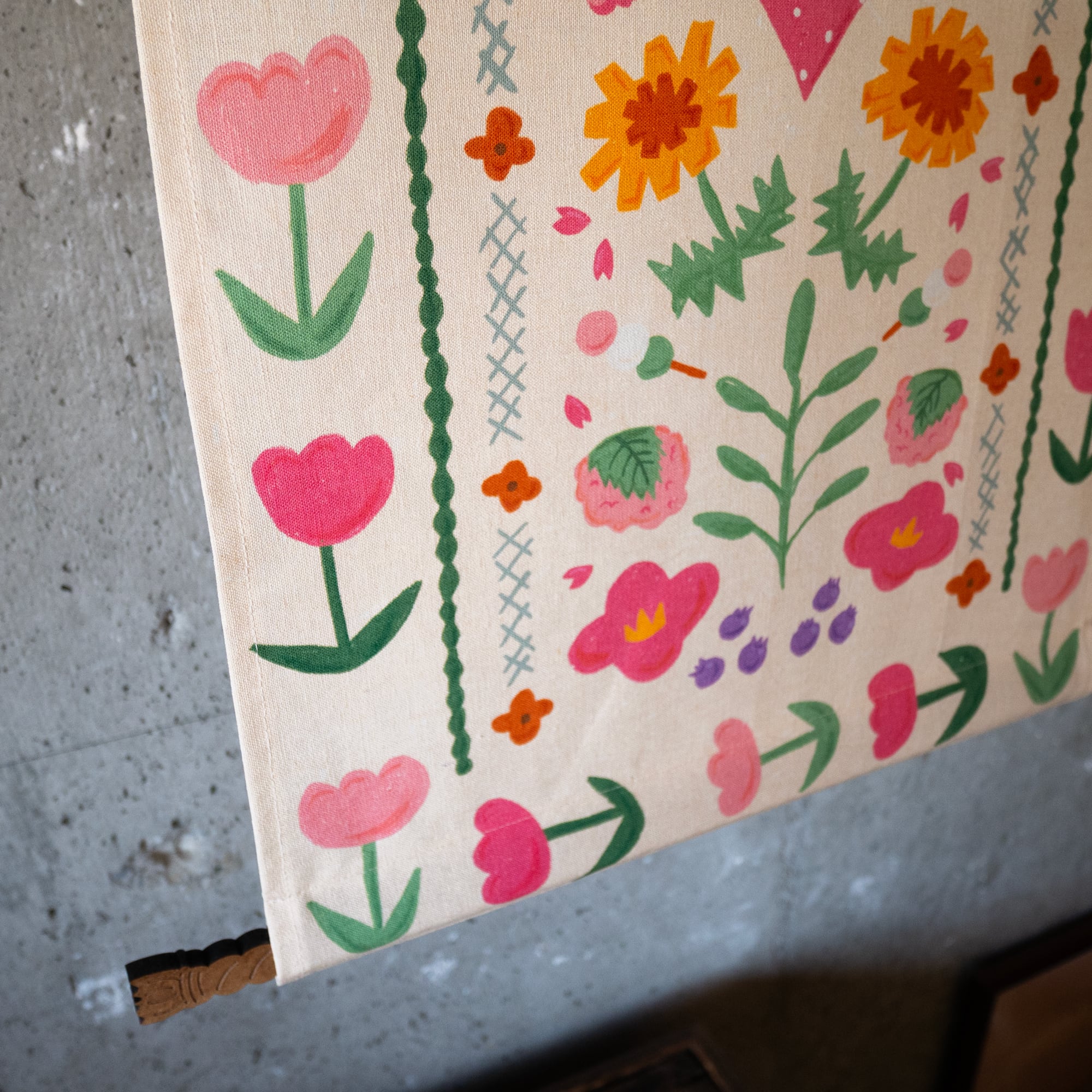 ぷぷぷ 掛け軸 春夏秋冬 布のみ | pu・pu・pu