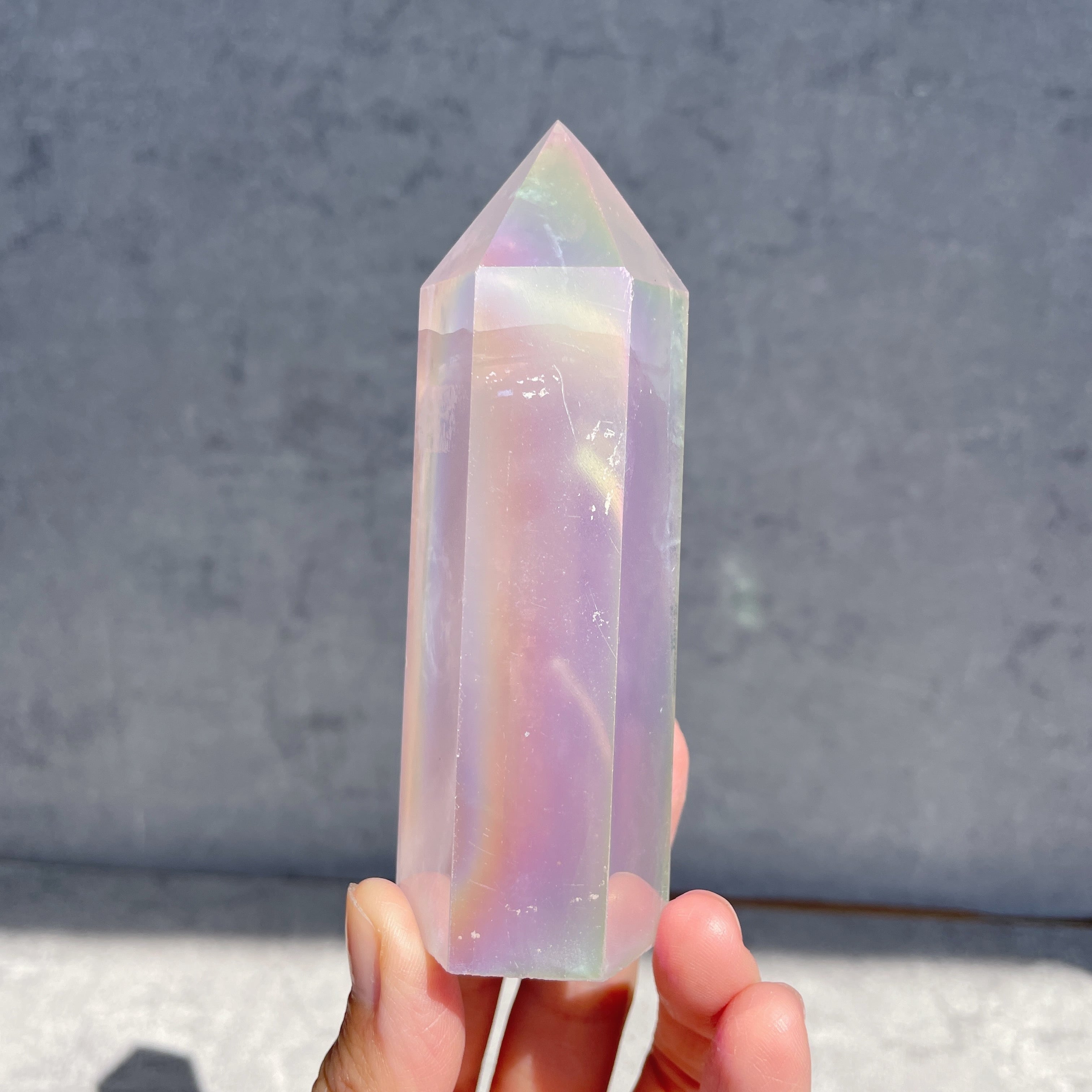 エンジェルオーラローズクォーツ タワー57✧Angel Aura Rose quartz✧天然石・鉱物・パワーストーン