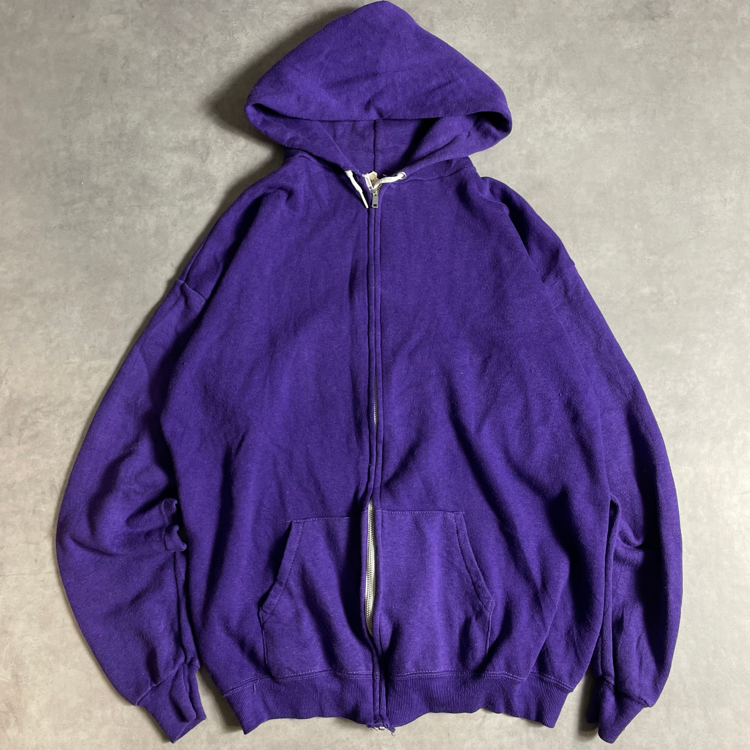 80s-90s USA製 unknown アルミ ジップパーカー vintage