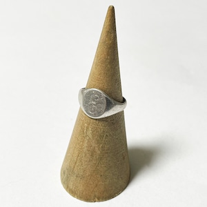 Vintage UNCAS Sterling Signed "E" Ring