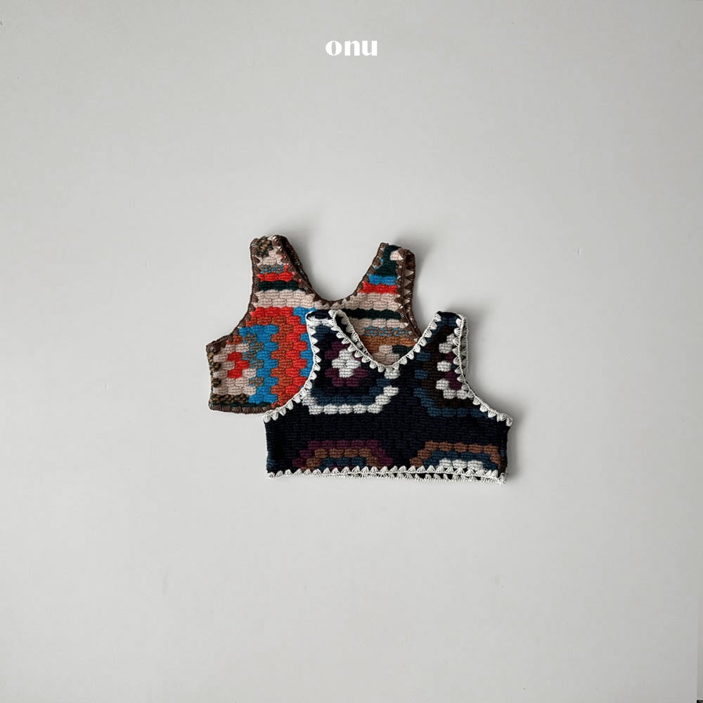 melo vest【onu】※12月中旬発送予定