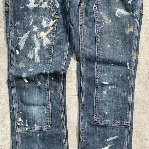 10s デニム ダブルニー カーハート Carhartt W30 L31 詳細写真5