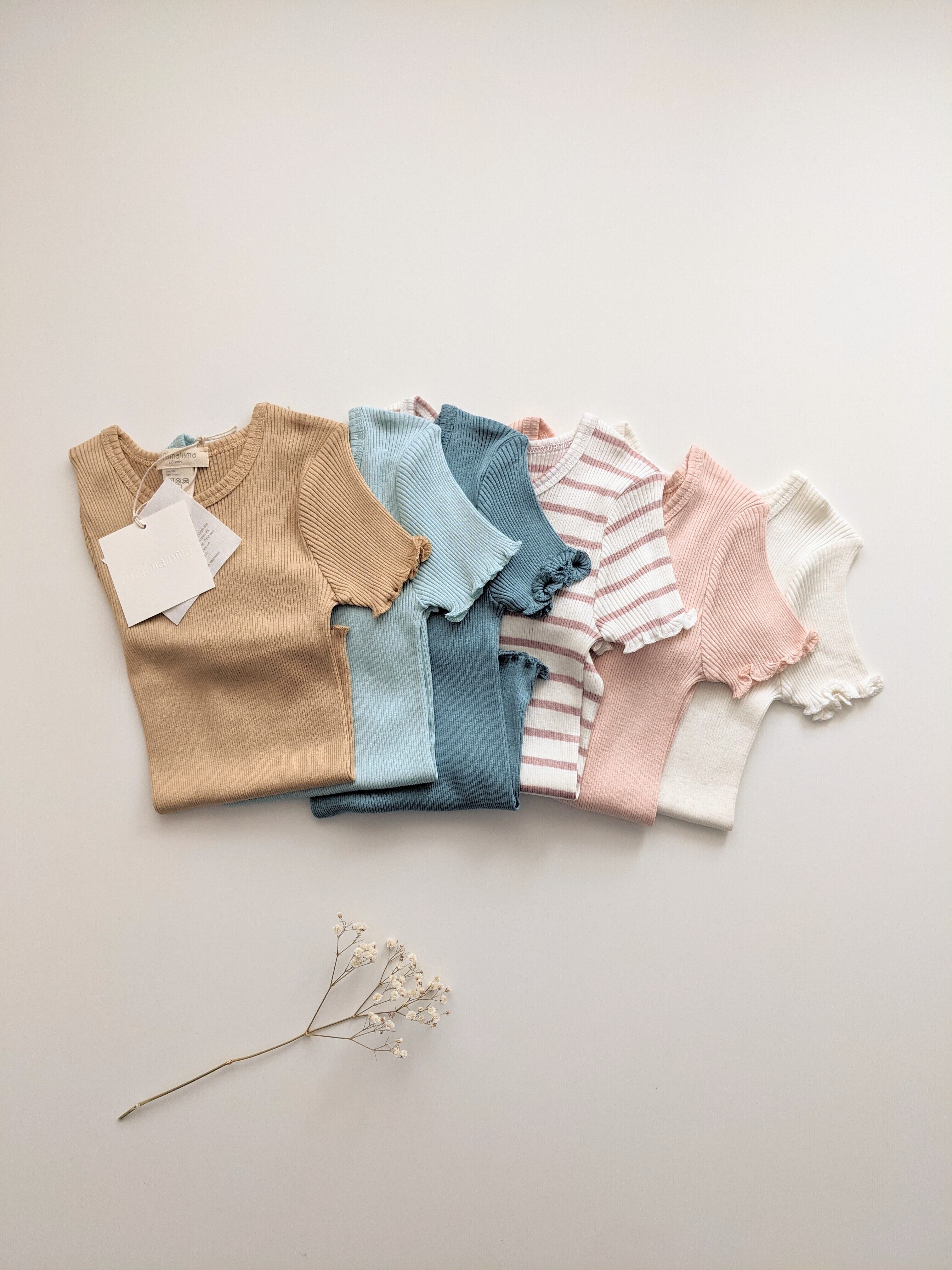 Silk blouse "Blomst" 6-12y / minimalisma | baby's breath