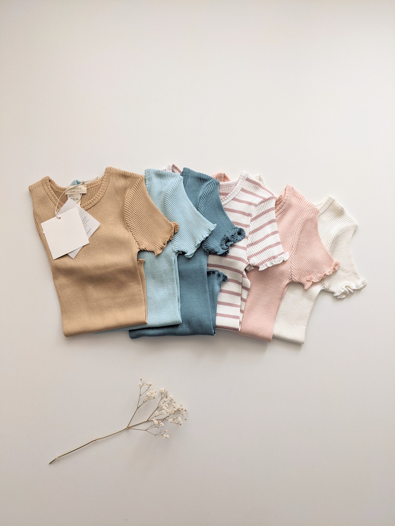 Silk blouse "Blomst" 6-12y / minimalisma