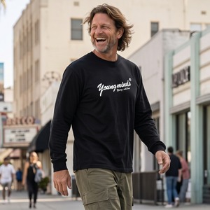 アメリカン レタリングロゴロングスリーブTシャツ　S2434