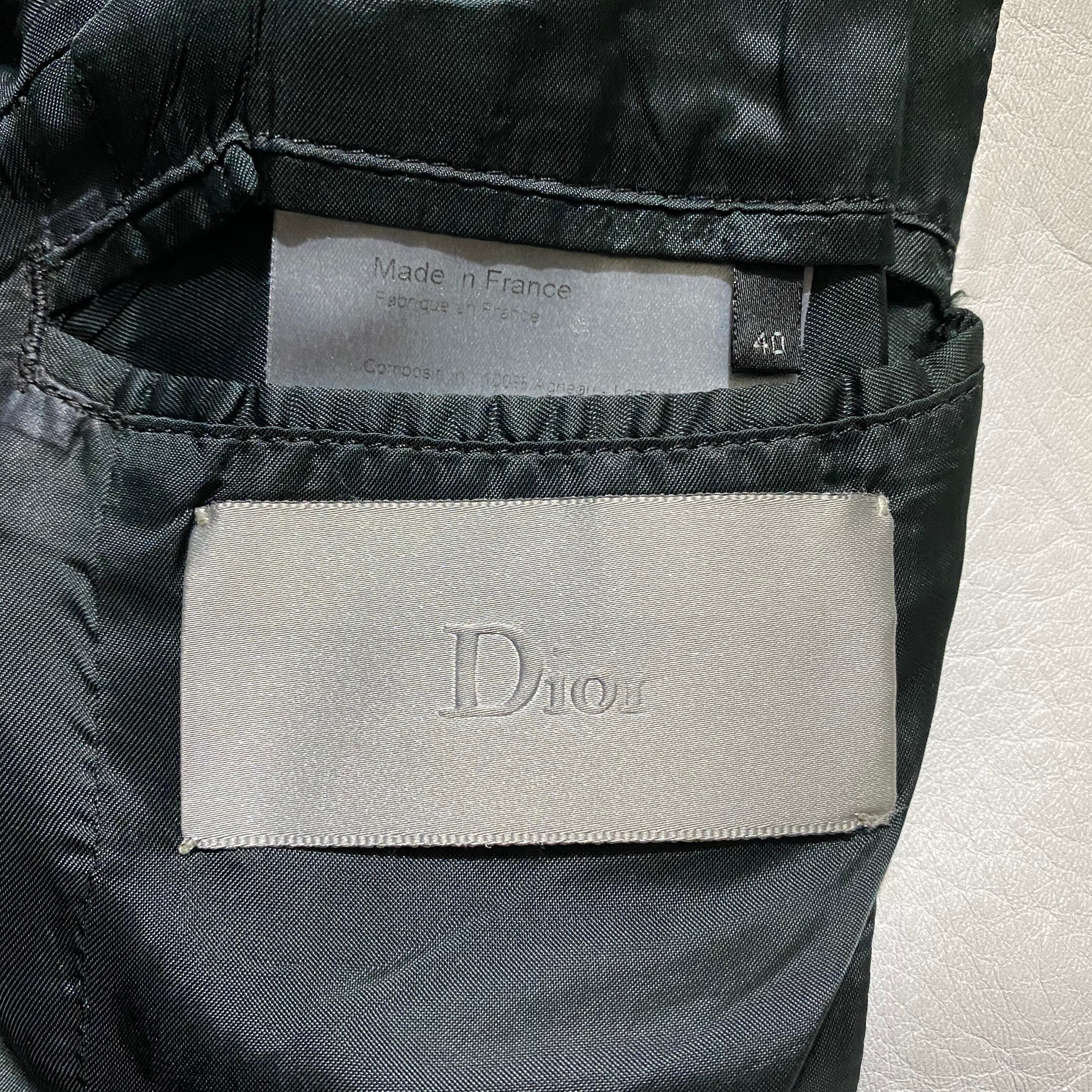 2002SS DIOR HOMME white color leather jacket | NOIR ONLINE