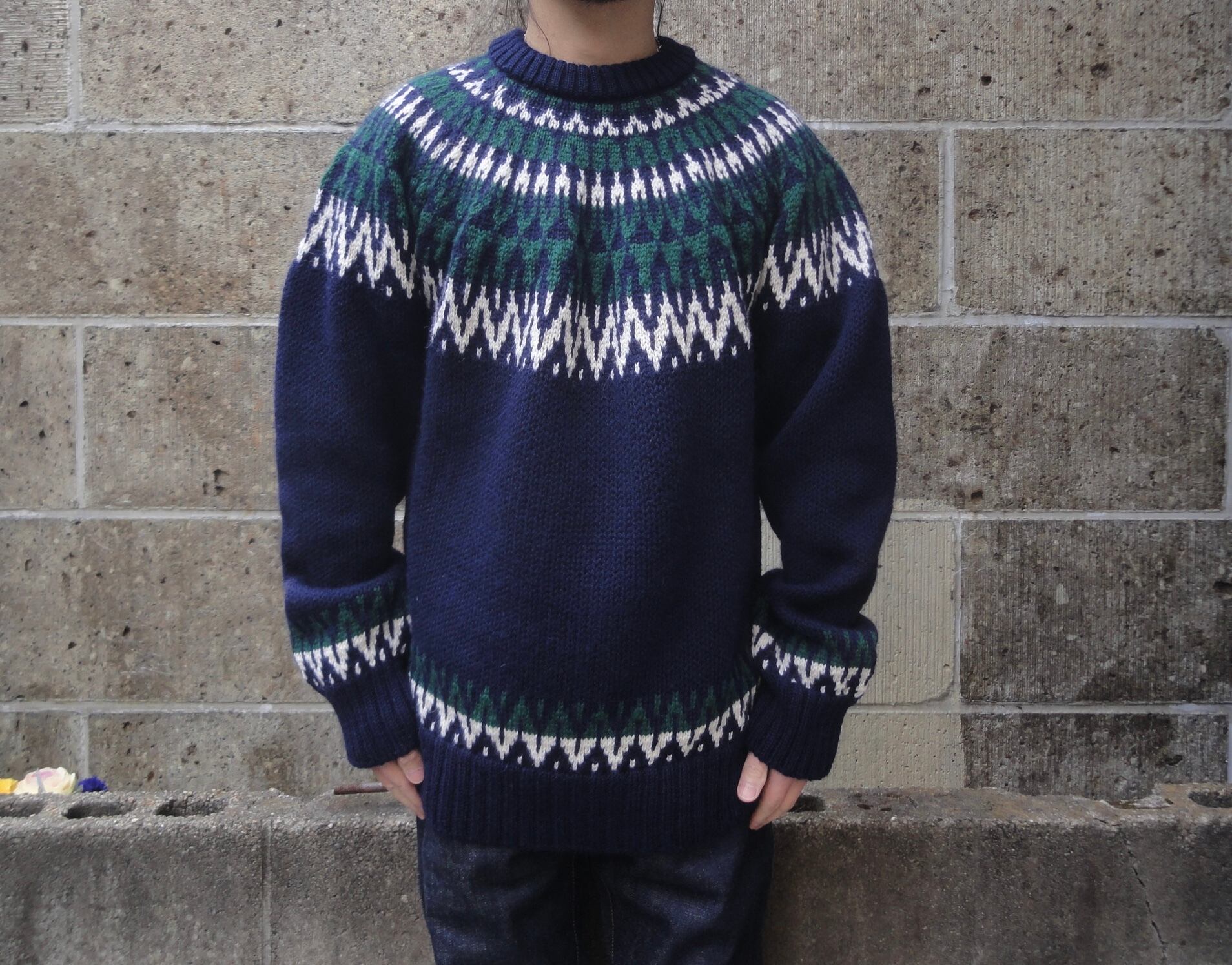 即納&大特価】 Guernsey WOOLLENS ガンジーウーレンズ ノルディック