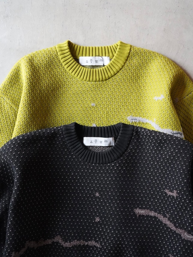 BAL バル【 JACQUARD PATTERN CREWNECK SWEATER 】