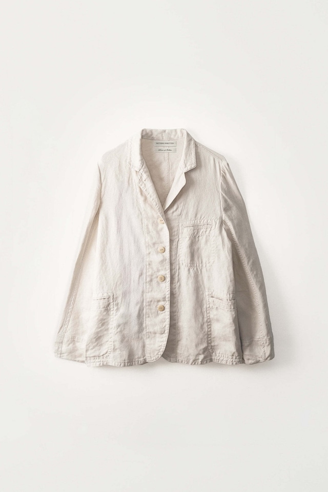 [NOTHING WRITTEN] Aube linen jacket (Natural) 正規品 韓国ブランド 韓国通販 韓国代行 韓国ファッション ナッシングリトゥン 日本 店舗