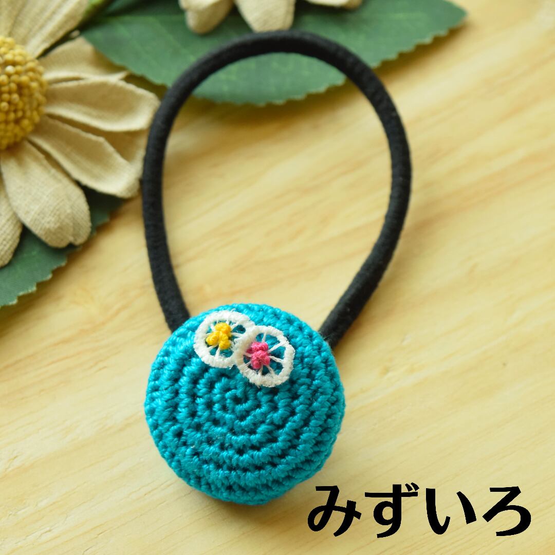 くるみボタンヘアゴム♩ | nemrs -ネムルス-