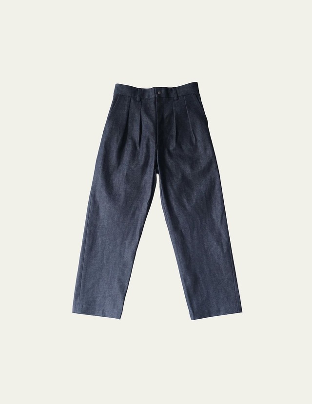FUJITO 2 Tuck Trousers　Indigo Blue