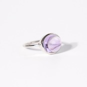 【15号】アメシスト リング(SV)