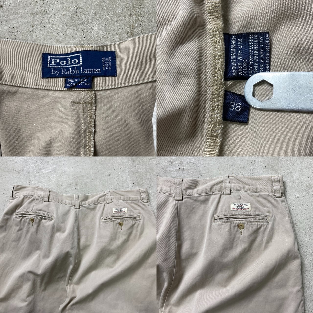 90年代 Ralph Lauren PHILIP SHORT ラルフローレン チノショーツ 