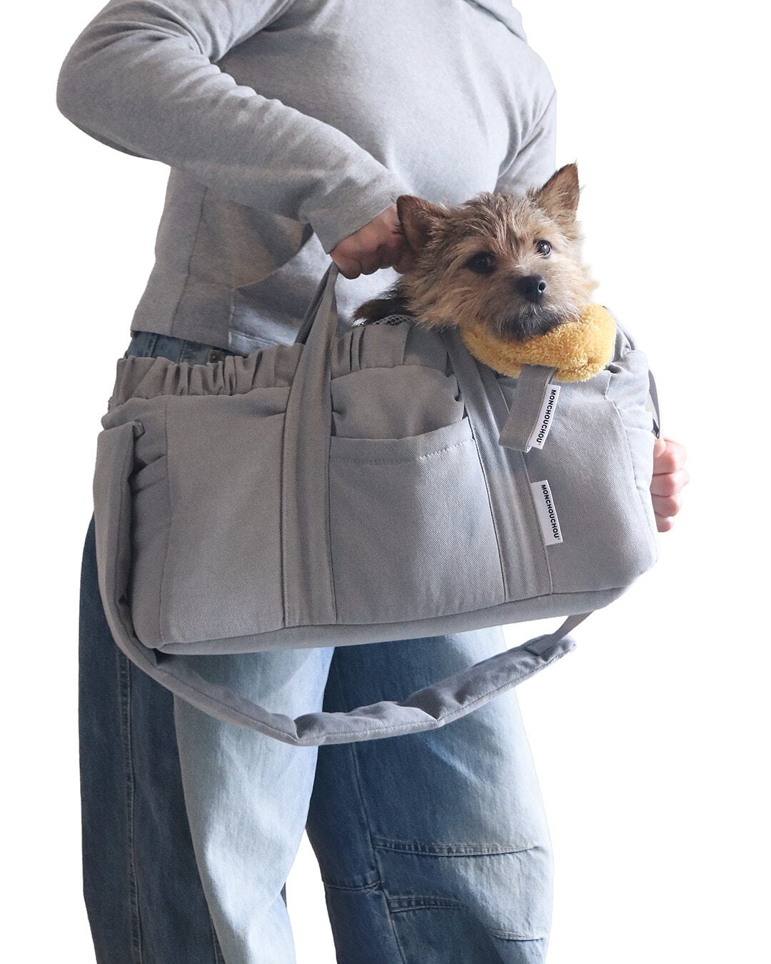 Everyday Breezy Walk sling（Gray）L / monchouchou | PANNA HOUSE