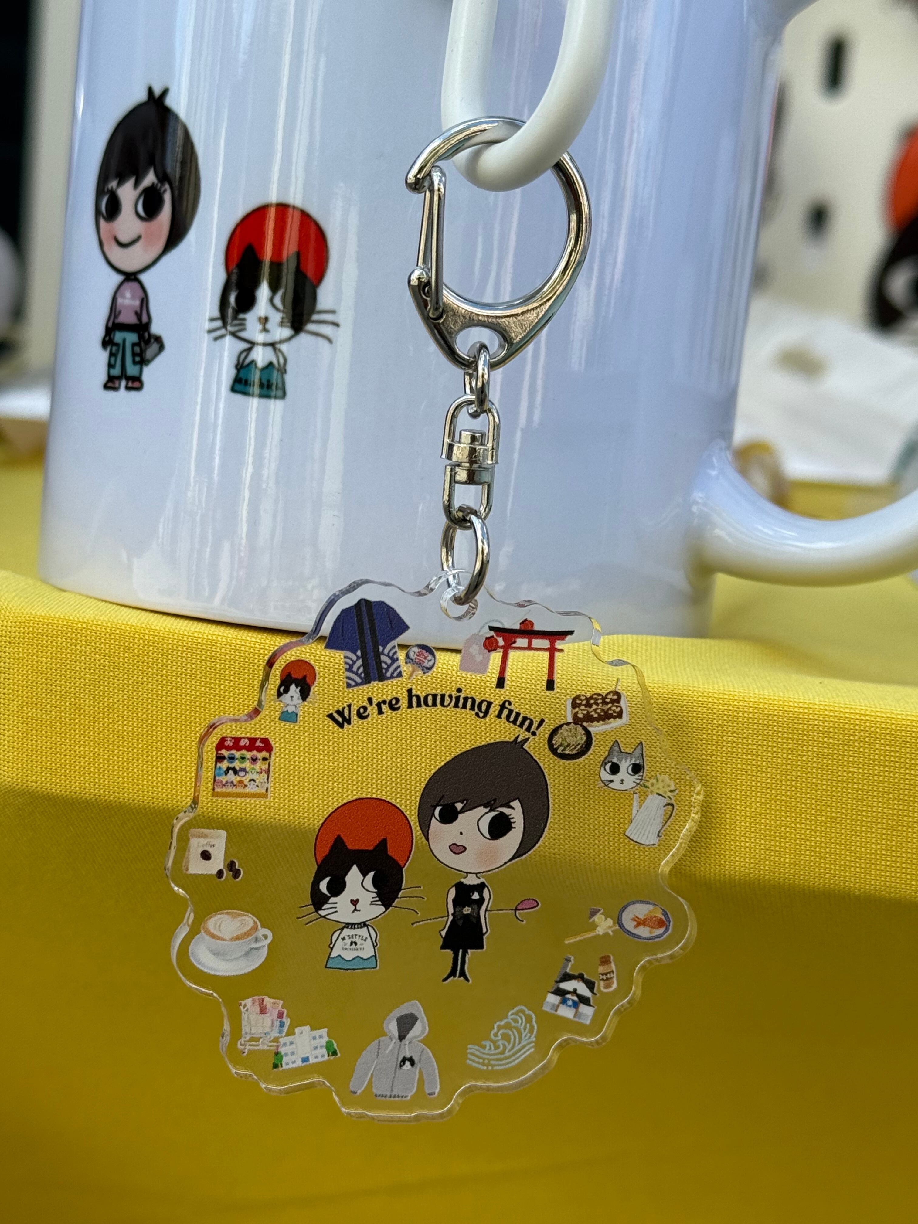 Asahiくんとnoriちゃんキーホルダー　オーダーから14日間くらいかかる場合があります。