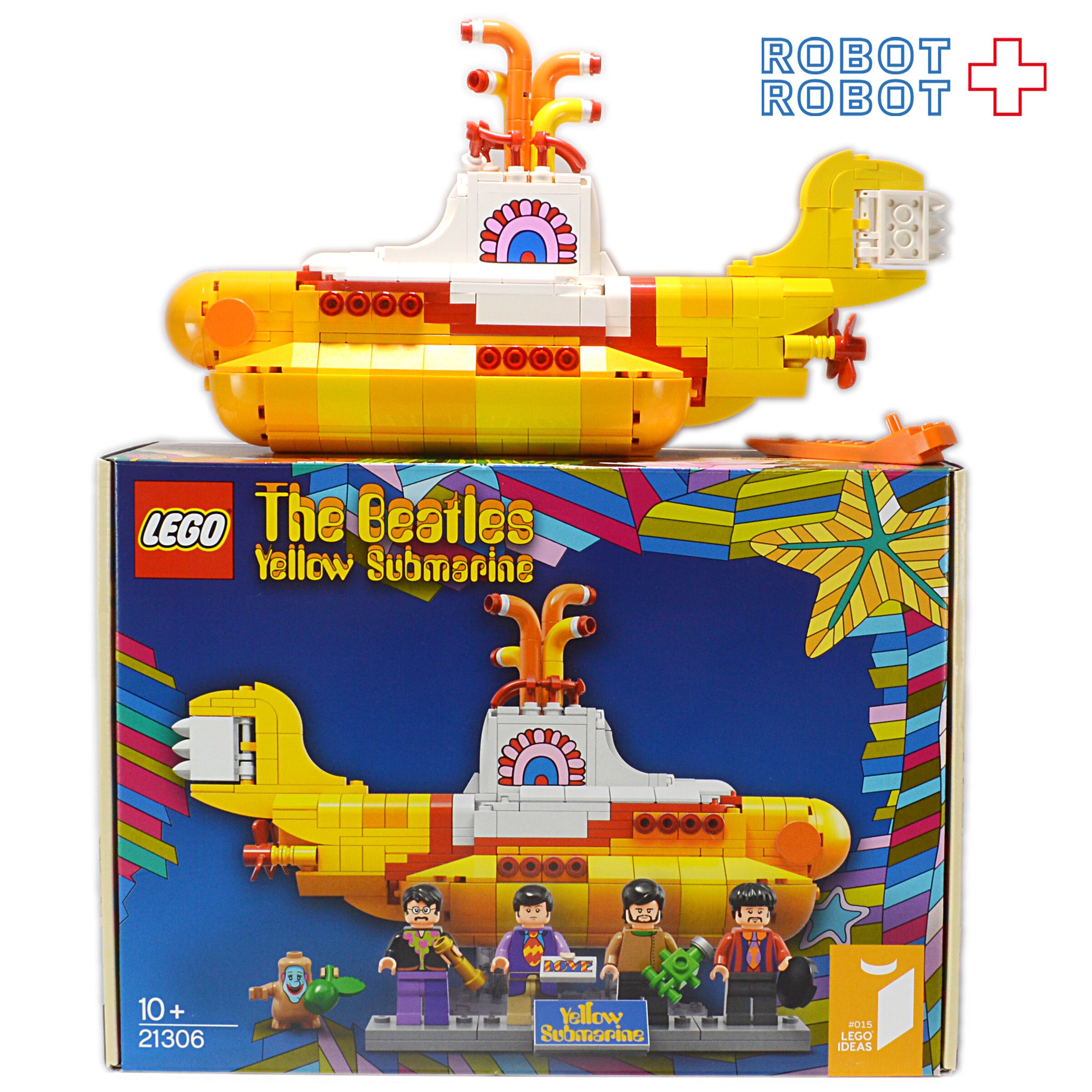 LEGO 21306 ビートルズ イエローサブマリン 組済 ミニフィグ欠 現状 