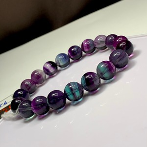 A19.透明度有り♪グラデーションフローライトブレスレット