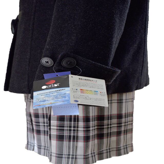 ELLE ダッフルコート ELLE HOMME ネイビー ダッフルコート ウール