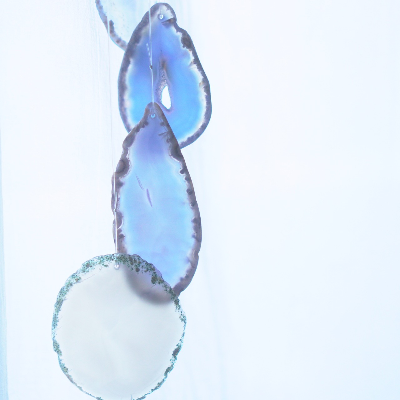 Crystal Sky 02 - アゲートヒーリングチャイム / Agate Sun Catcher Wind Chime 1023