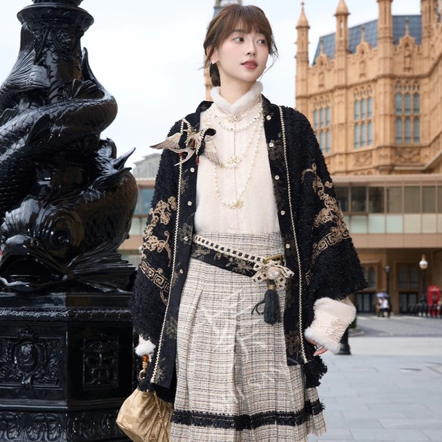 サブカル 服 地雷系 通販 チャイナ風 中華ロリータ スカート 大人かわいい エスニック 民族風   lolita