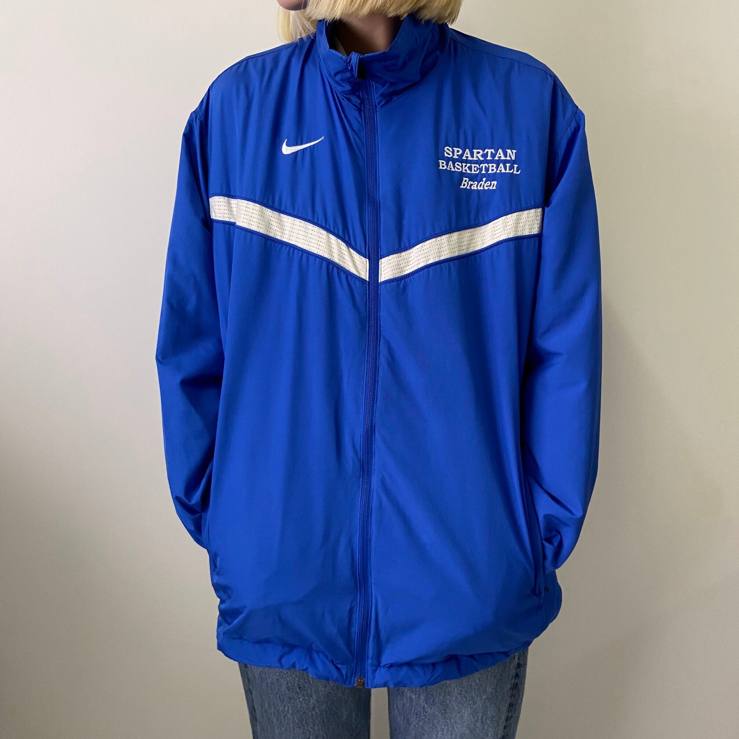 ナイキ CLIMA-FIT テクニカルジャケット】00s 刺繍 M 緑 古着 ナイキ