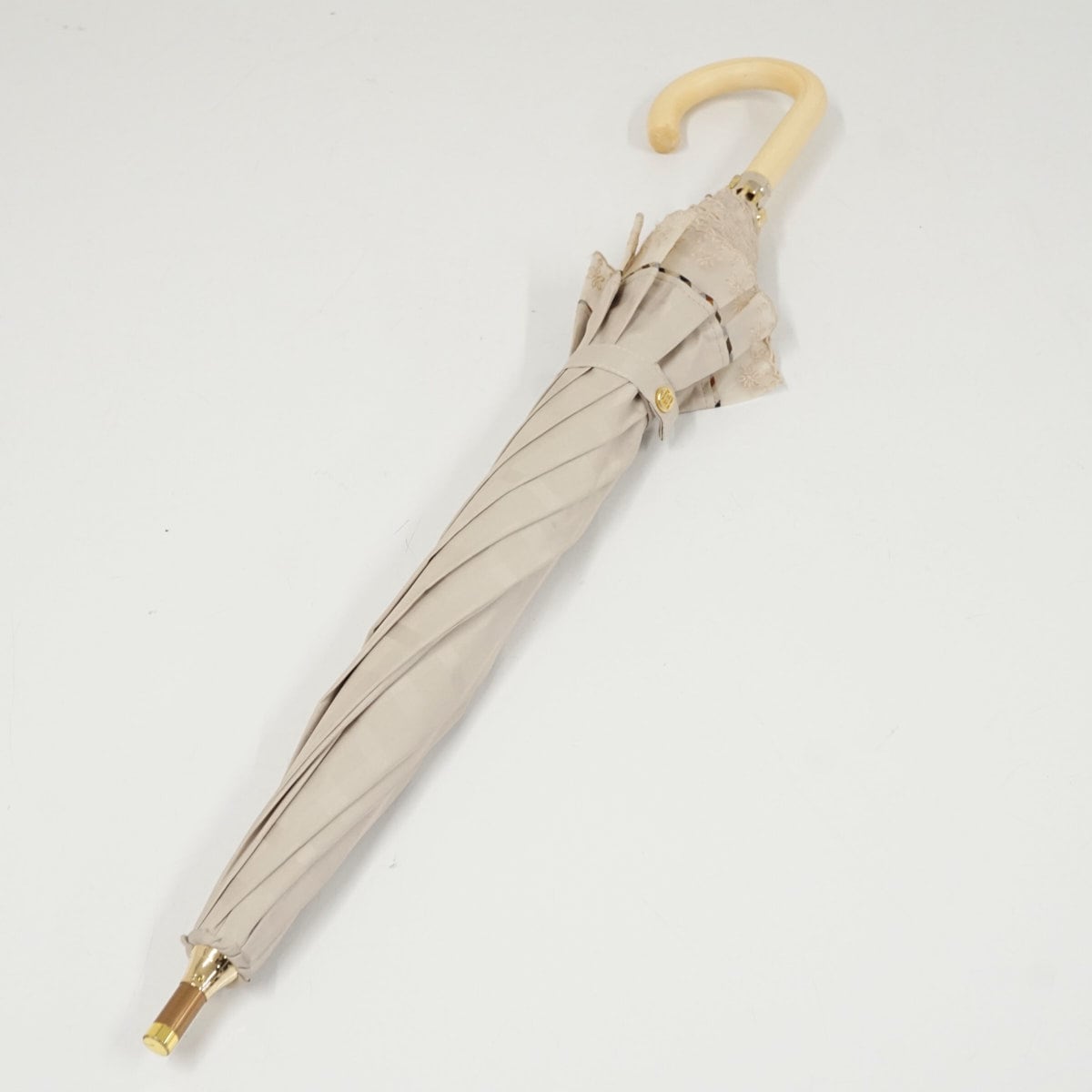 日傘 DAKS ダックス 晴雨兼用日傘 USED美品 ジャガードチェック
