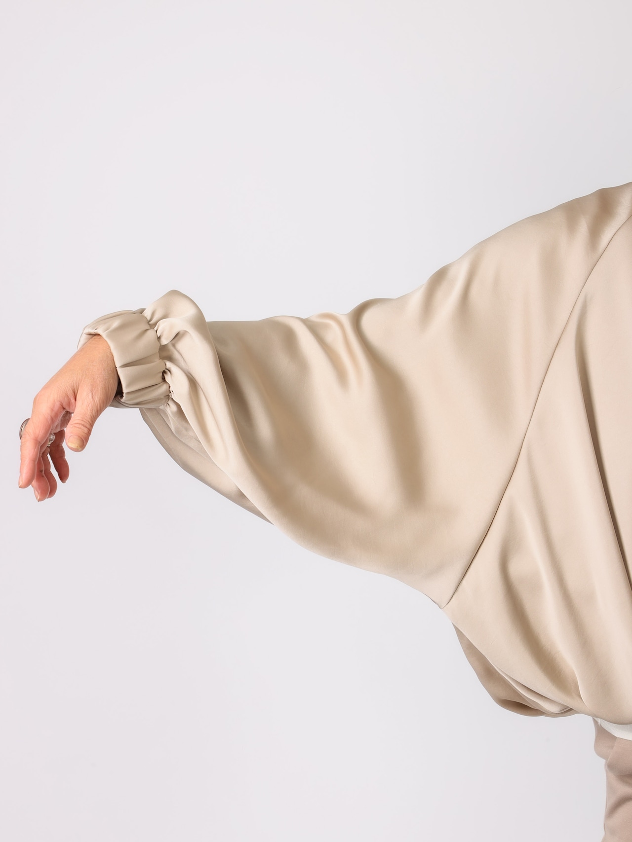 ヴィンテージサテン衿付きブルゾン(BRAHMIN)