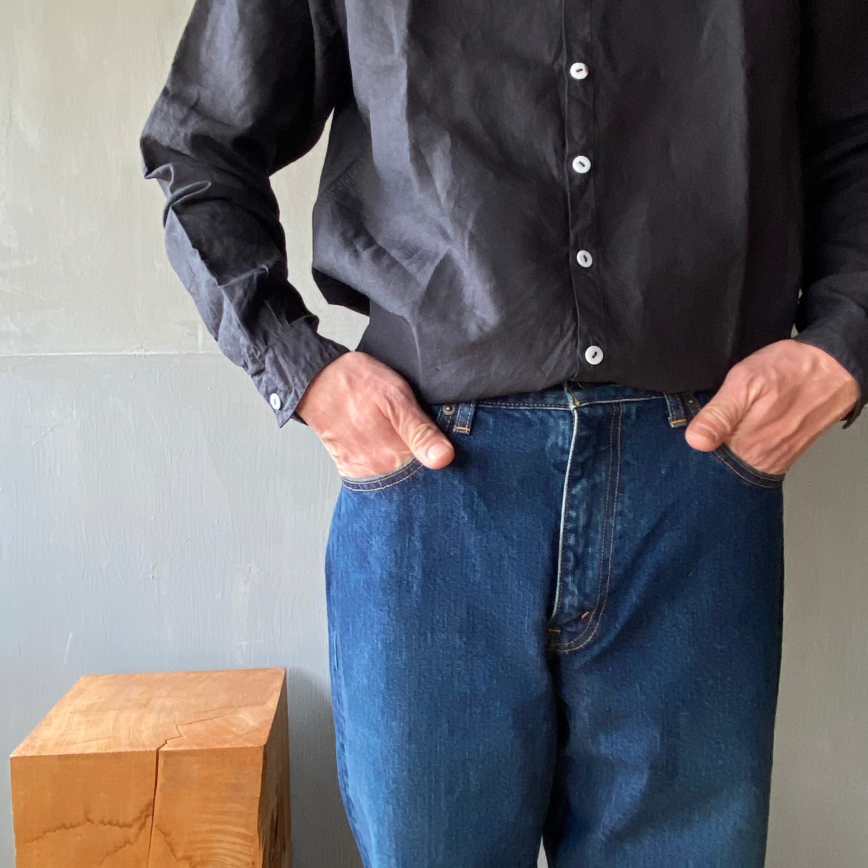 CIOTA/スビンコットンWide Tapered 5 Pocket Pants 13.5oz Dark Blue (Damage) |  CORNER_122 powered by BASE