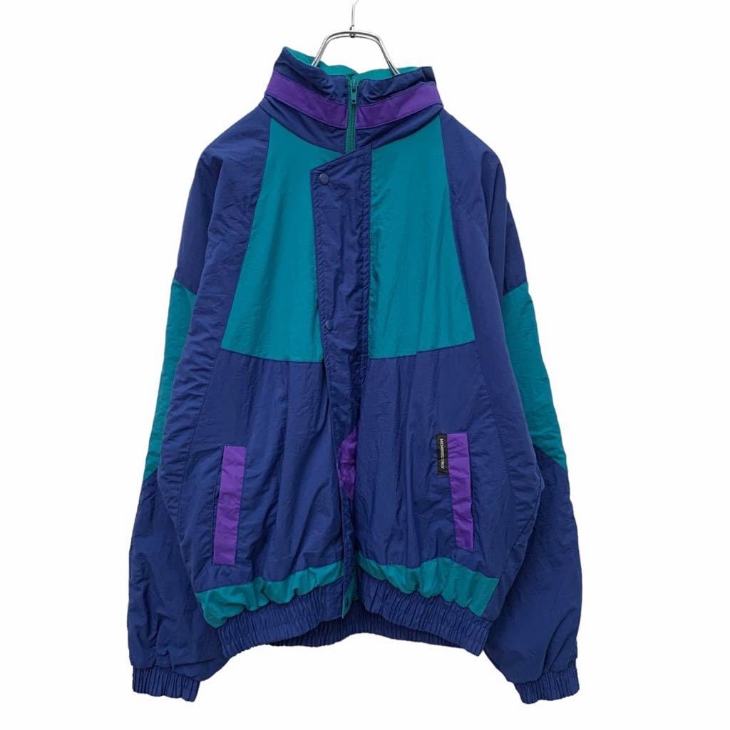 MEMBERS ONLY ナイロンジャケット M〜 パープル グリーン 裏フリース