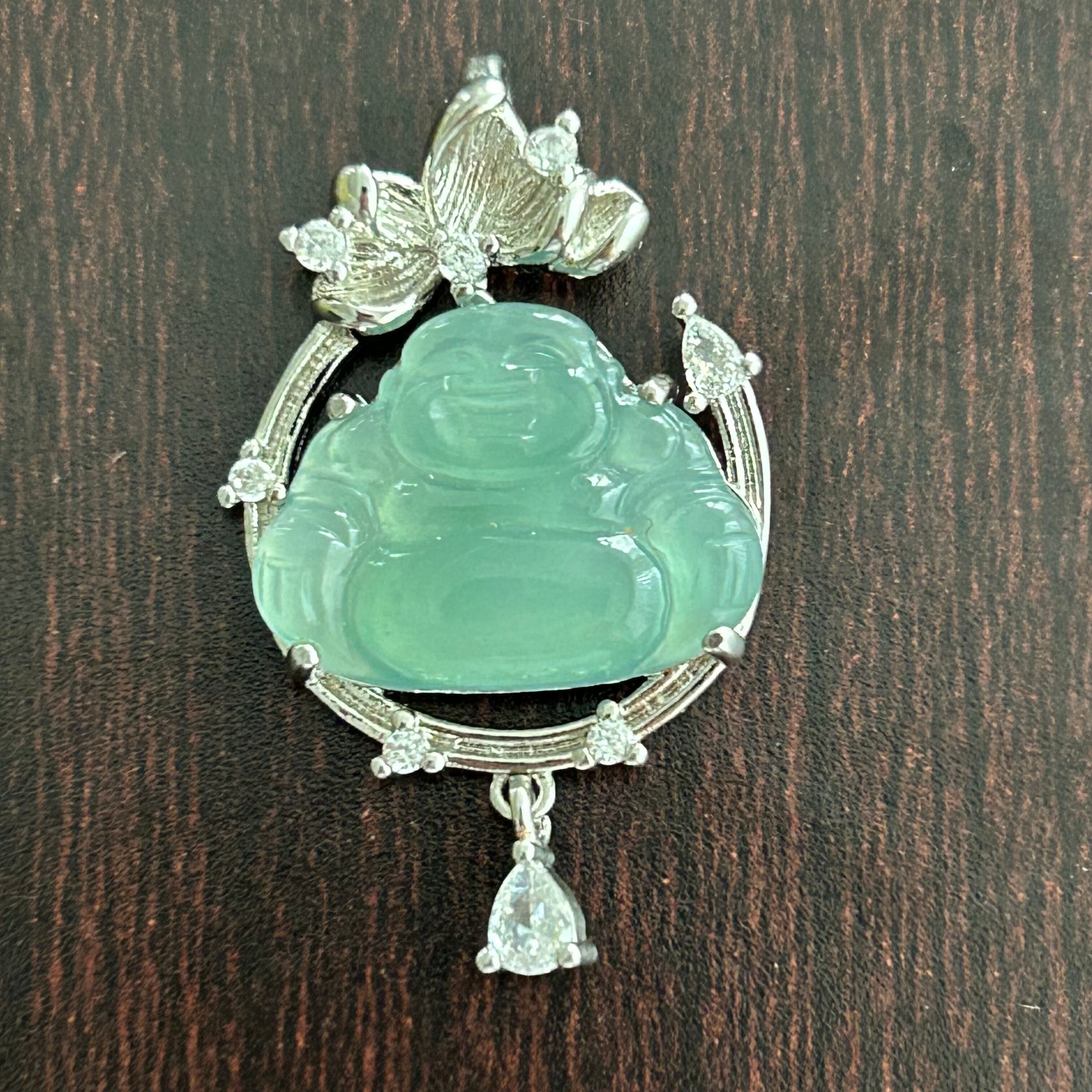本翡翠陽緑平安安全お守り新品 0020