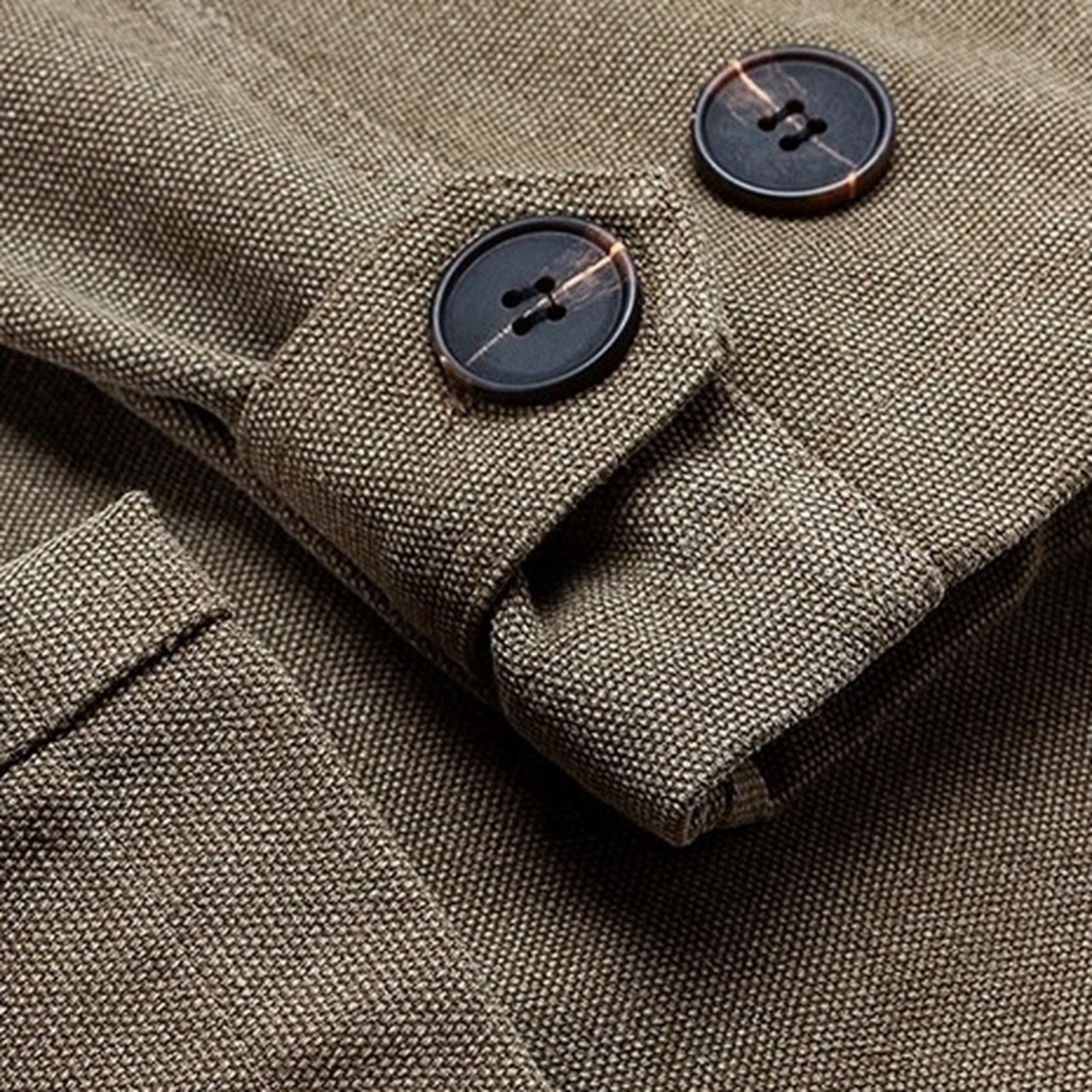 Button front waist-length oversized jacket ◇H0917