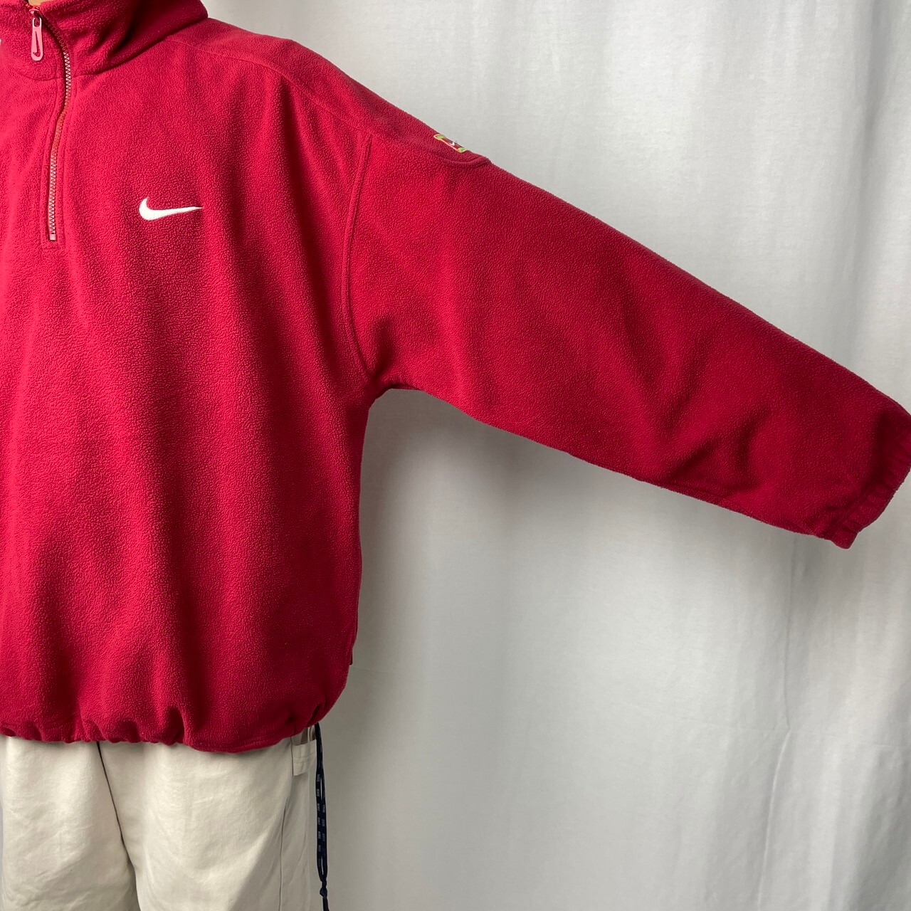 90年代 NIKE ナイキ フリースプルオーバー ハーフジップ メンズ2XL 