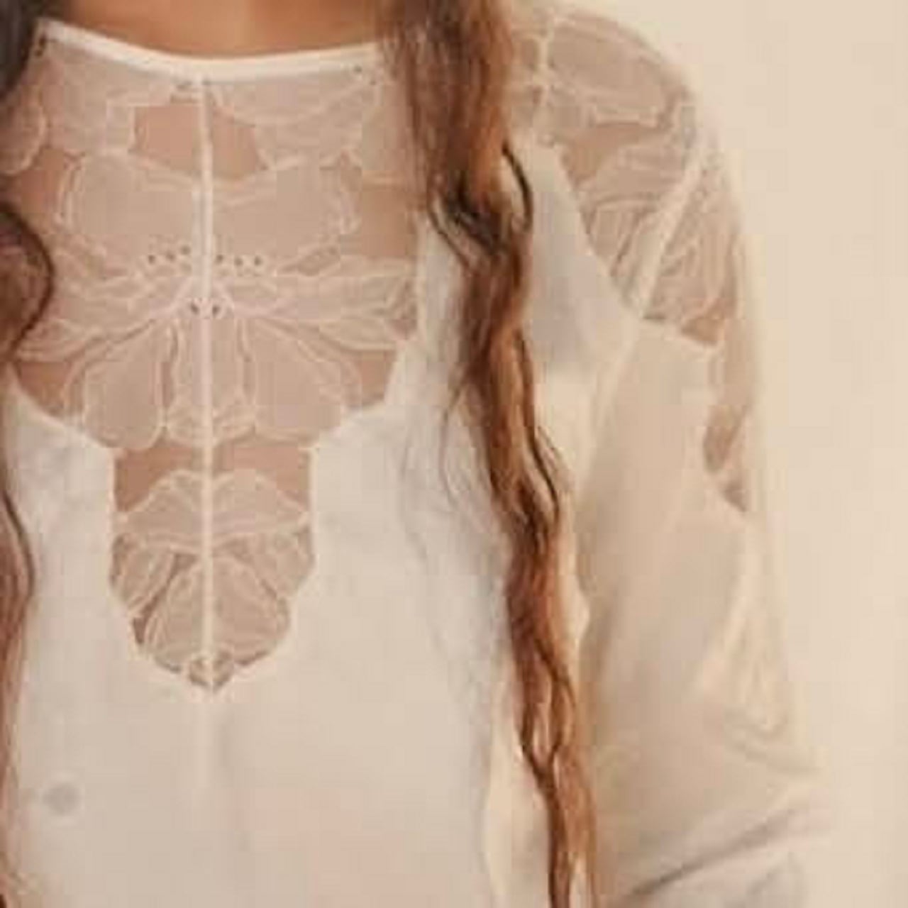 Oscalitoオスカリート/シルクトップス/ 高級/サイズ5(17~19号)グラマーぽっちゃりさん、高身長の方におすすめ!<10316>