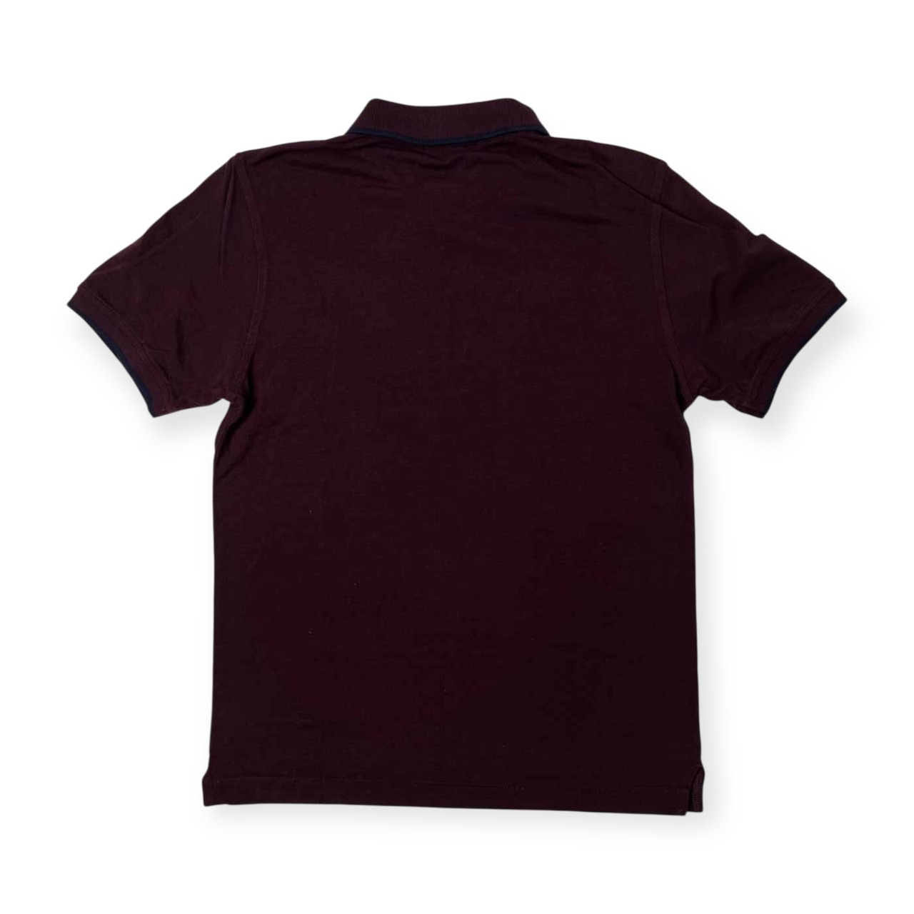 Paul Smith Jeans ポールスミス ジーンズ シマウマ刺繍 半袖 ポロシャツ M /ボルドー/ワインレッド/男女でも