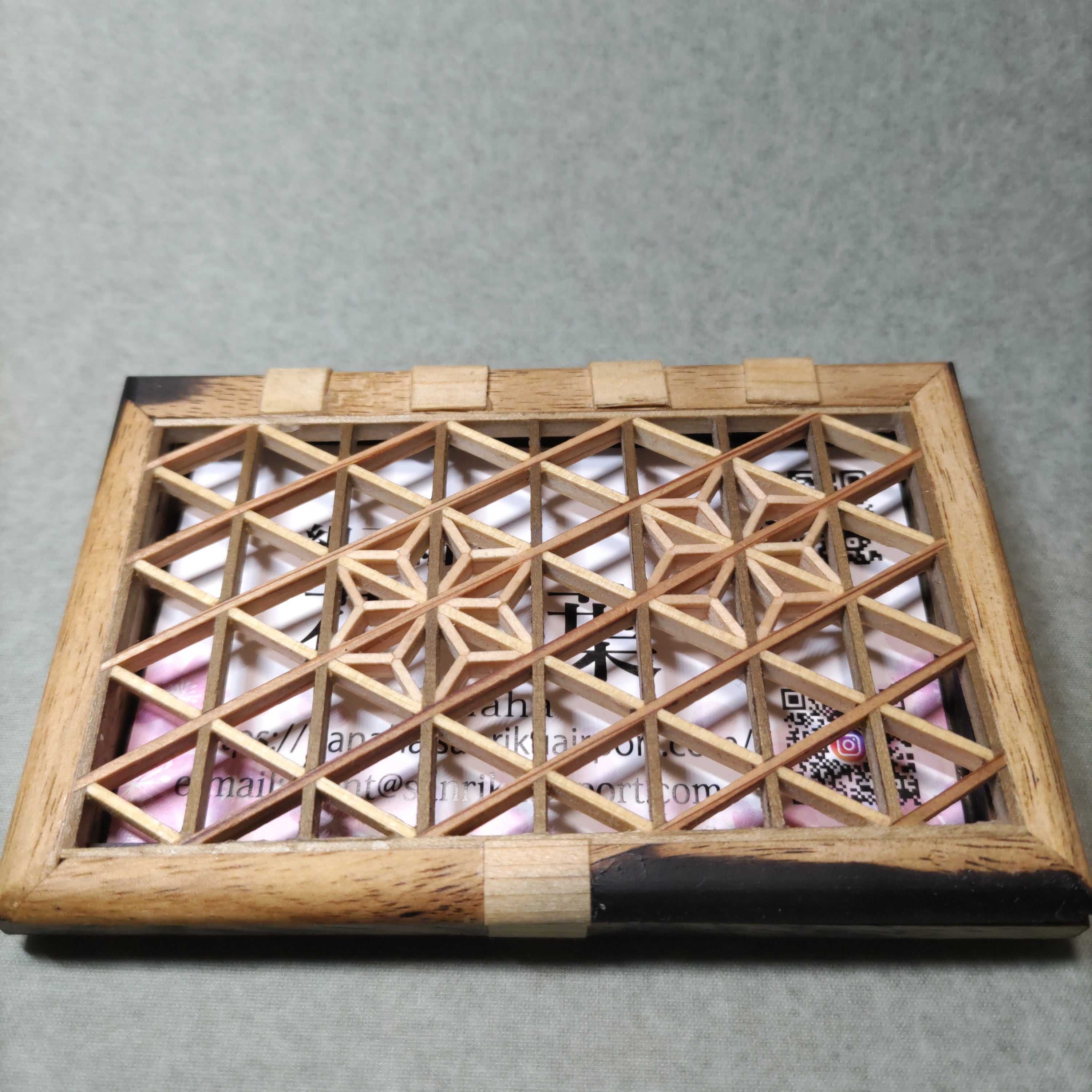 組子細工 花葉（hanaha）