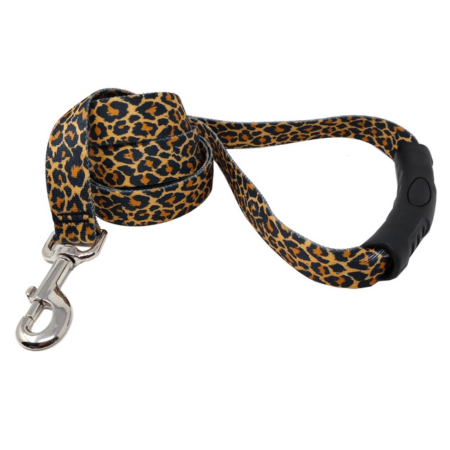 Leopard Skin  首輪＋リードセット Lサイズ - Yellow Dog Design