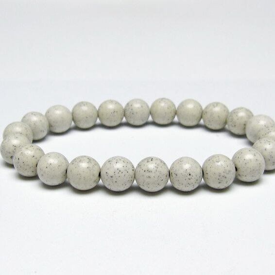 北投石 ブレスレット 9mm 一点物 メール便可 111-50250