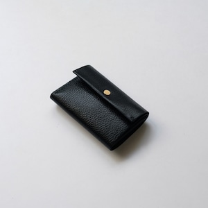 s / roll wallet - bk - vacchetta