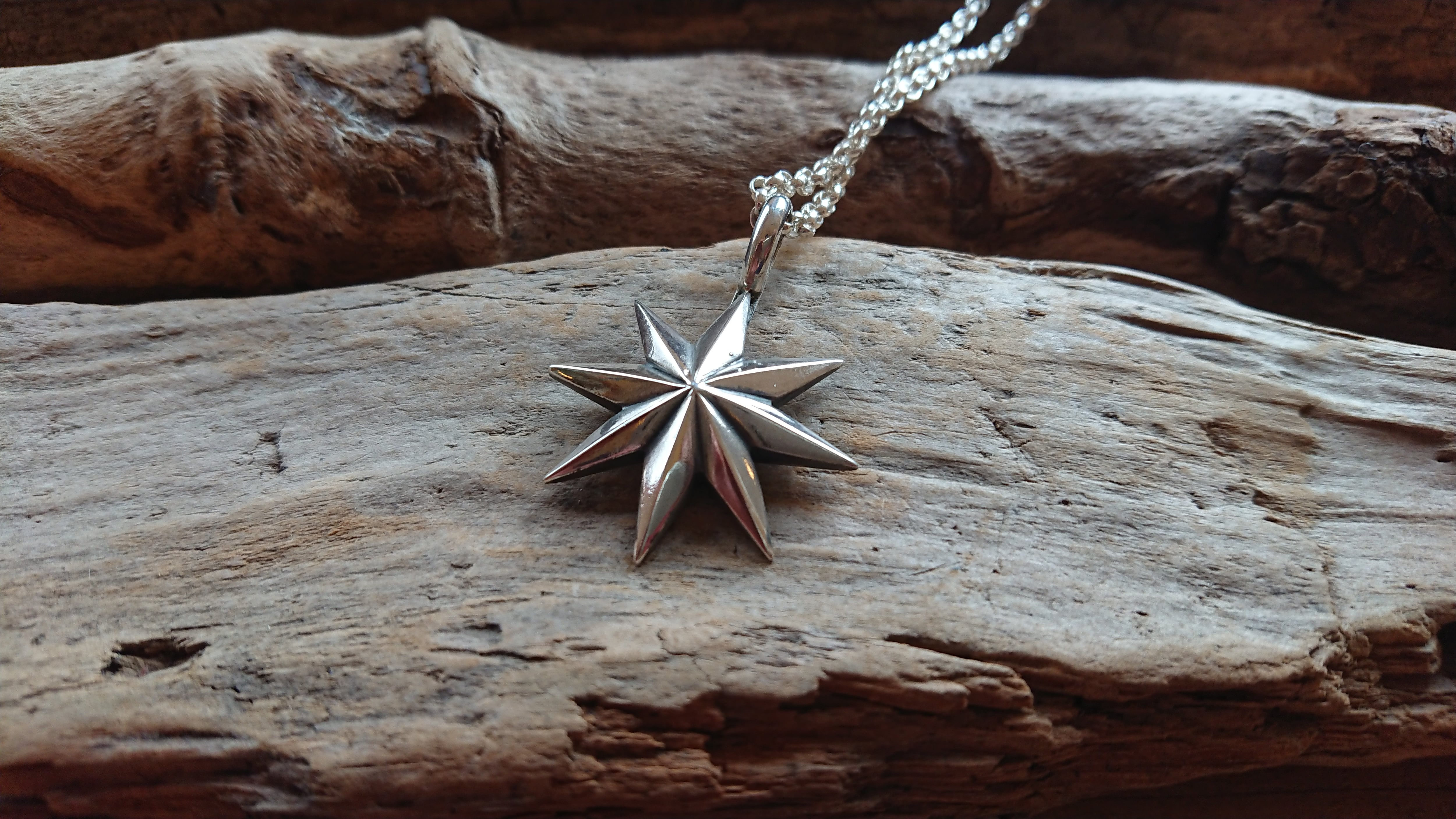 八芒星スターネックレス | FARWEST silver smith