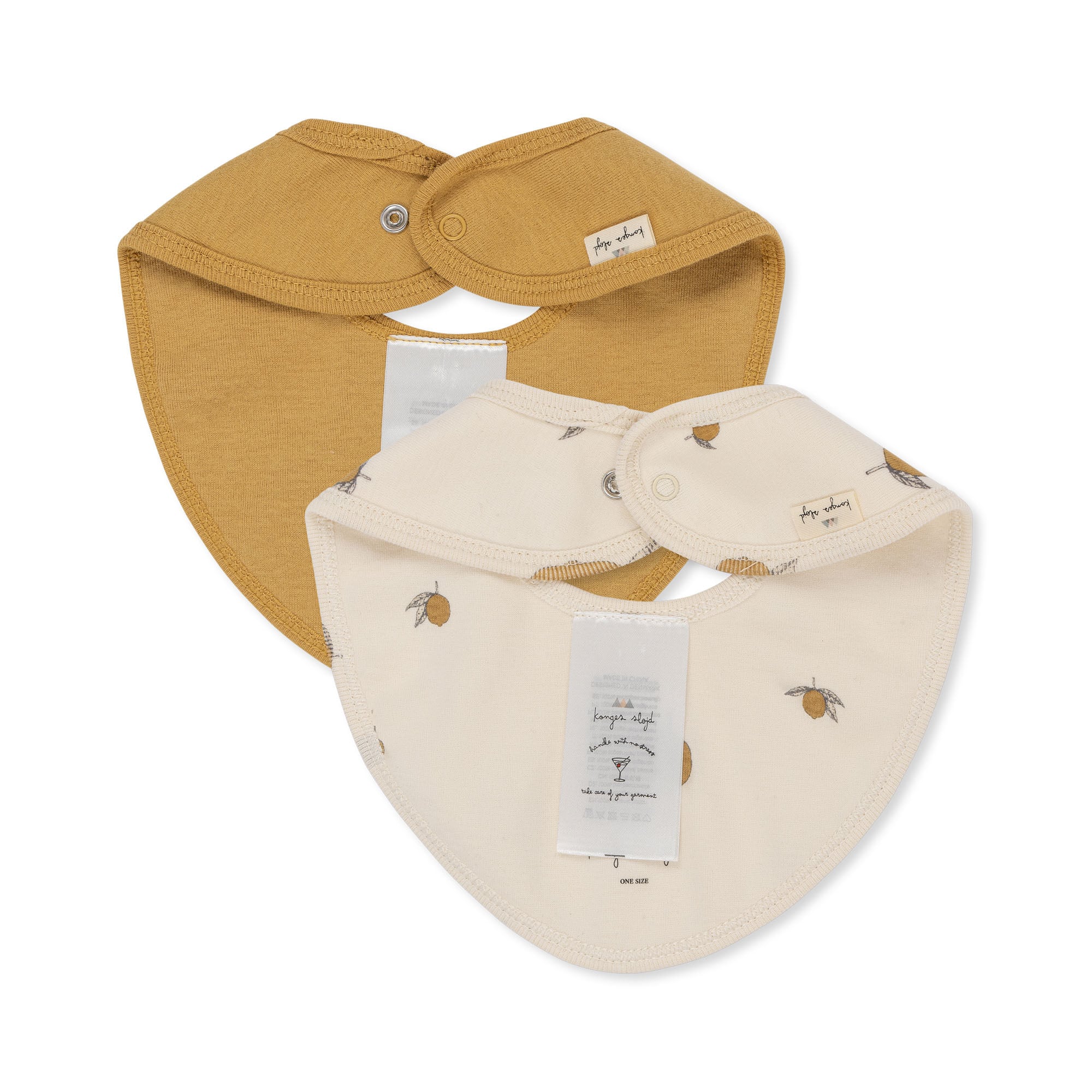 nacoコンゲススロイド×2個 RE STOCK】2 PACK BIBS LEMON 【Konges Sloejd コンゲススロイド