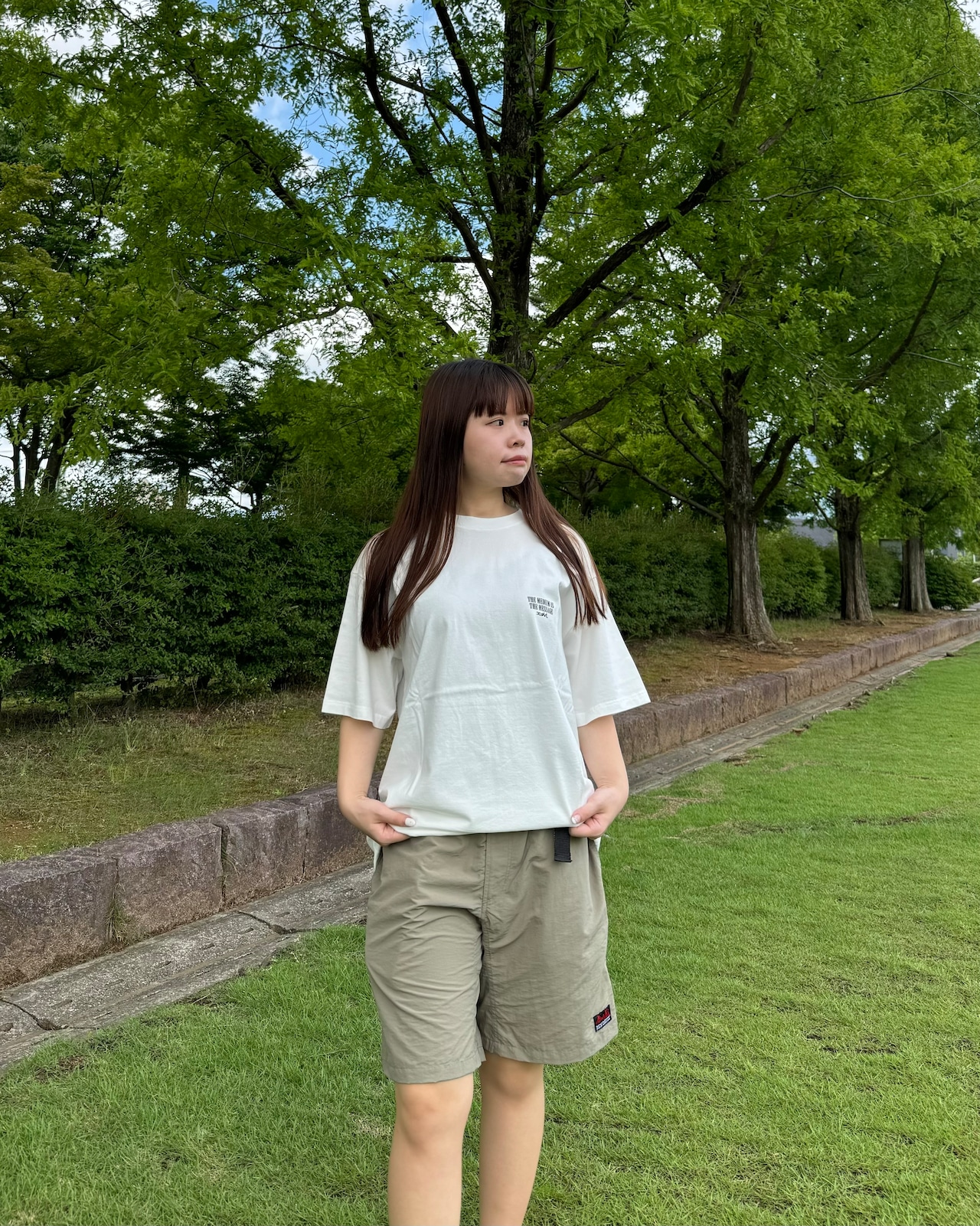 【X-girl】VINTAGE LABEL FACE LOGO S/S TEE【エックスガール】
