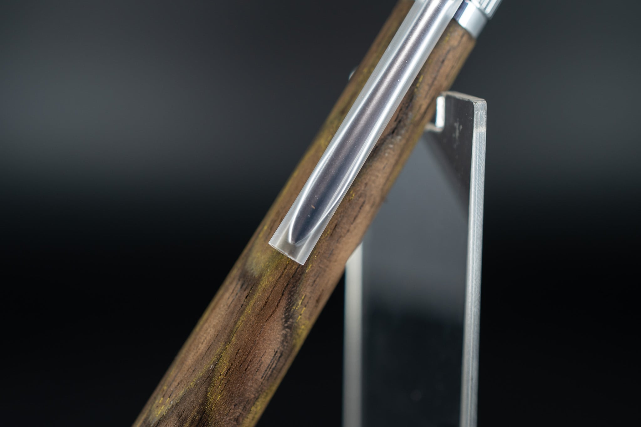 木軸ペン　金杢犀　レジン　シャープペン／ボールペン 木軸ペン工房 金杢犀