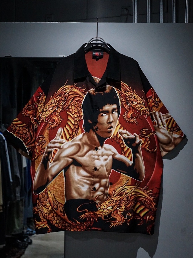 【add(C)vintage】"Bruce・Lee" Dragon Print Design S/S Shirt