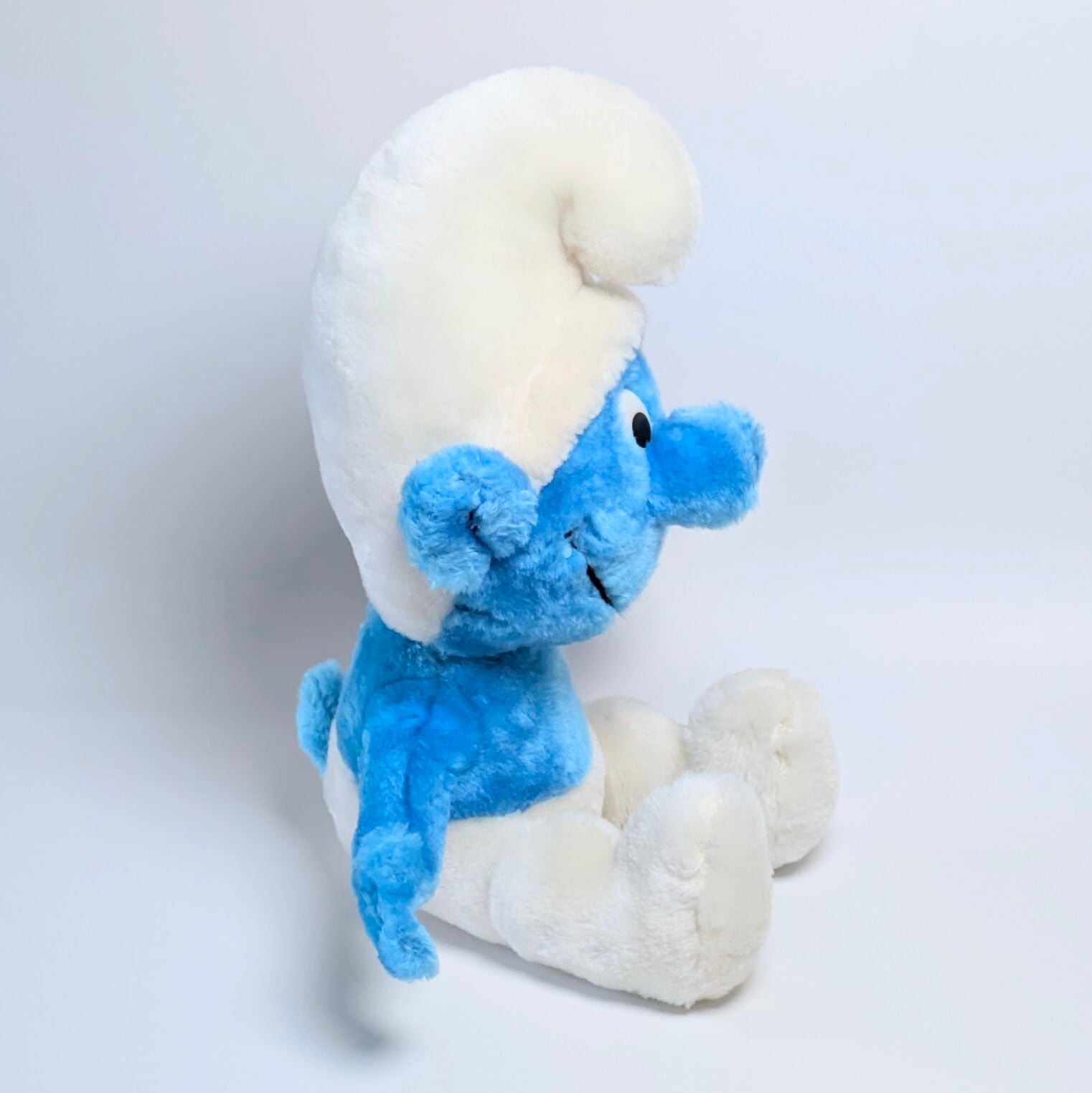 ☆ VINTAGE1980 ☆ 【 Smurf（スマーフ）】【B】お座り / PLUSH TOY / プラッシュ / ぬいぐるみ / VINTAGE / ビンテージ 〚アメリカン雑貨 アメトイ〛