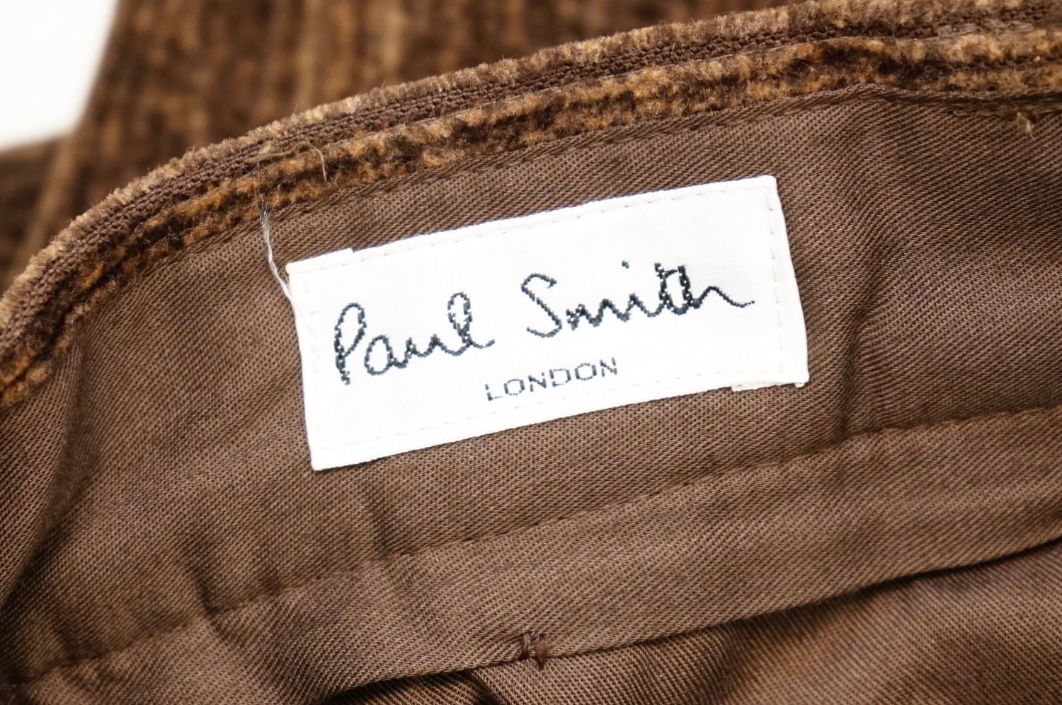 129 コーデュロイ パンツ 茶色 ポールスミス PAUL SMITH LONDON 古着