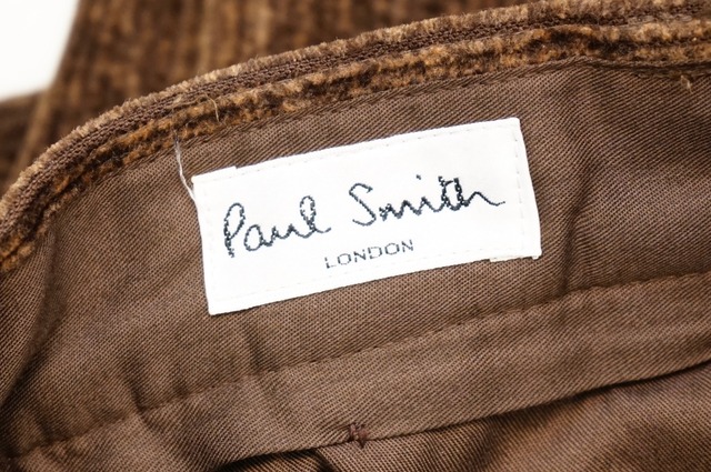 129 コーデュロイ パンツ 茶色 ポールスミス PAUL SMITH LONDON 古着 
