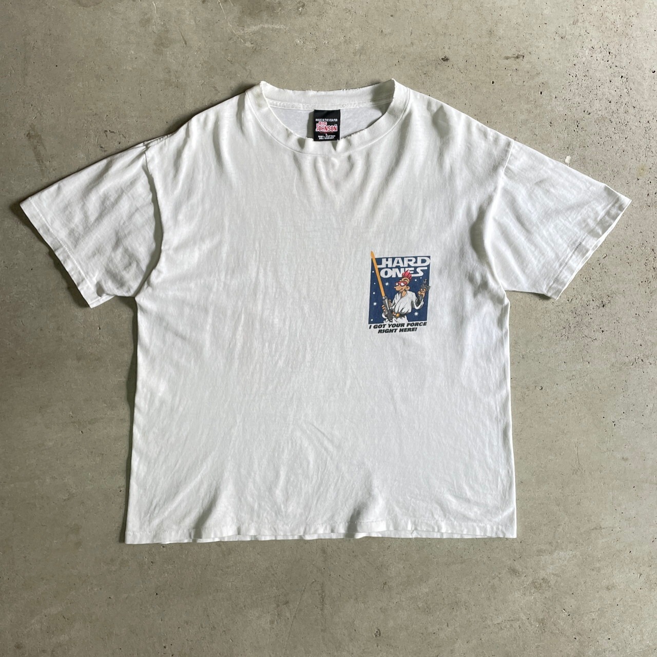 90年代 USA製 BIG JOHNSON STAR WARS パロディ エロ バックプリントT 