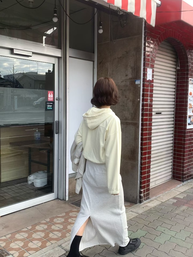 (予約) taffeta / Soft terry hood zip-up 3color